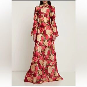Zimmermann Wonderland Floral Long Sleeve Maxi Dress